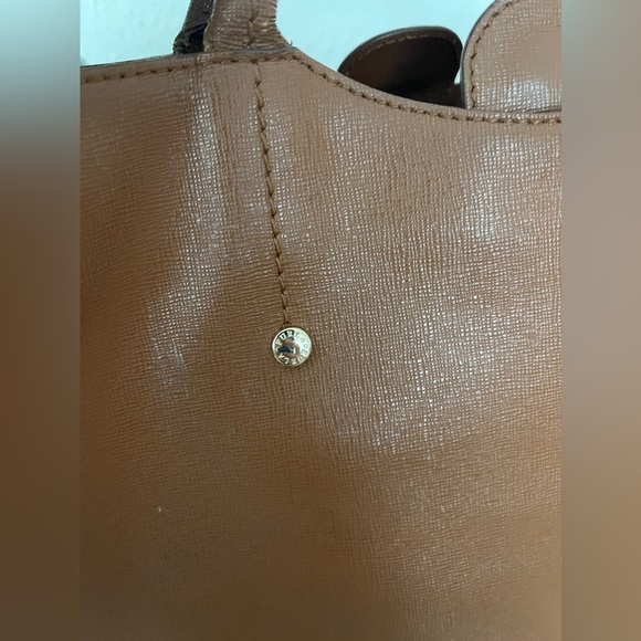 Furla 2 way bag brown leather crossbody purse large tote oversized designer - Picture 16 of 17